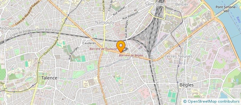 localisation de l'entreprise J. LAPORTE  BORDEAUX