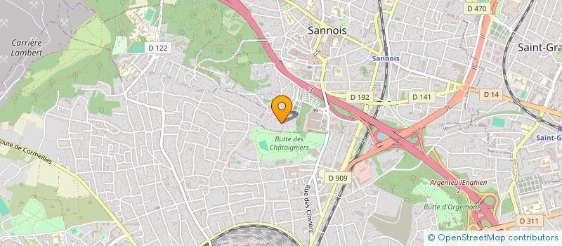 localisation de l'entreprise J&LC CONCEPT  SANNOIS