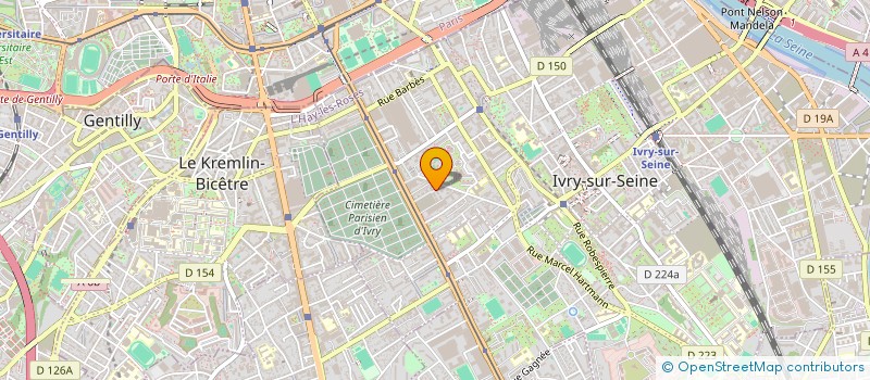 localisation de l'entreprise J.LOC  IVRY-SUR-SEINE