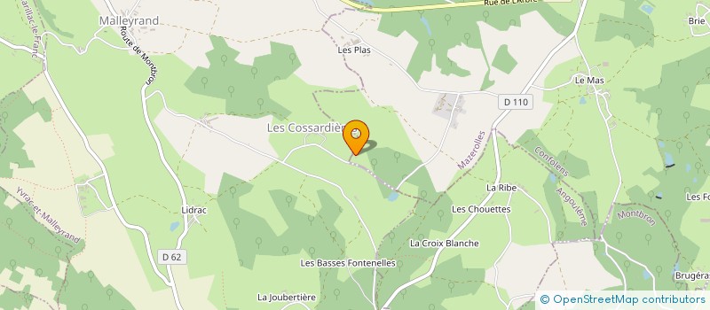 localisation de l'entreprise J. LUCAS LA MENUISE à MAZEROLLES