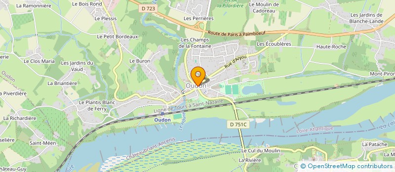 localisation de l'entreprise J.M.  OUDON