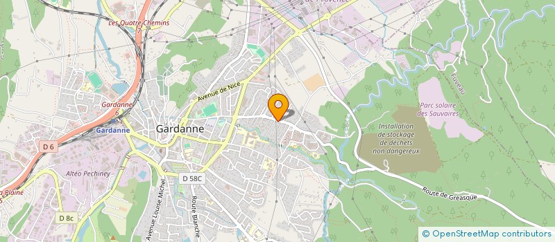 localisation de l'entreprise J.M. à GARDANNE