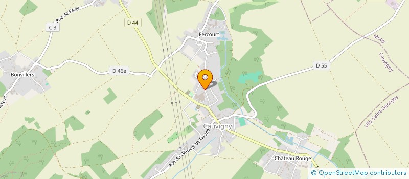 localisation de l'entreprise J'M à CAUVIGNY