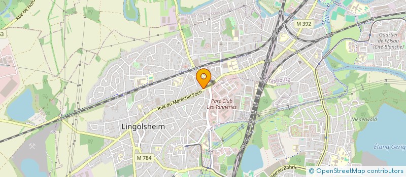localisation de l'entreprise J.M.  LINGOLSHEIM