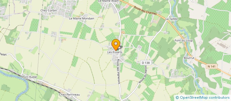 localisation de l'entreprise J'M  CHANIERS