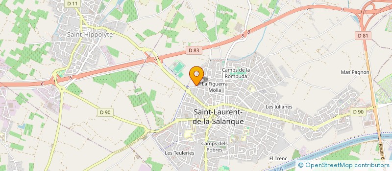 localisation de l'entreprise J.M.A  SAINT-LAURENT-DE-LA-SALANQUE