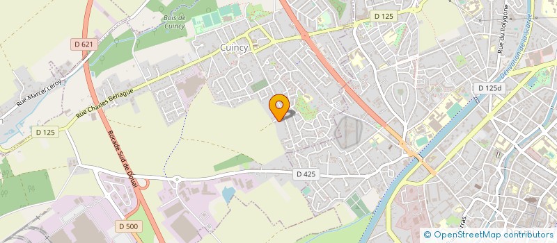 localisation de l'entreprise J M AUTO à CUINCY