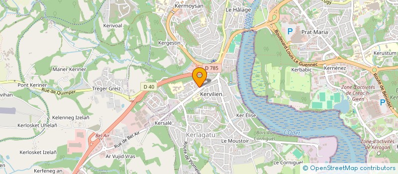 localisation de l'entreprise J'M AUTOMOTIVE à QUIMPER