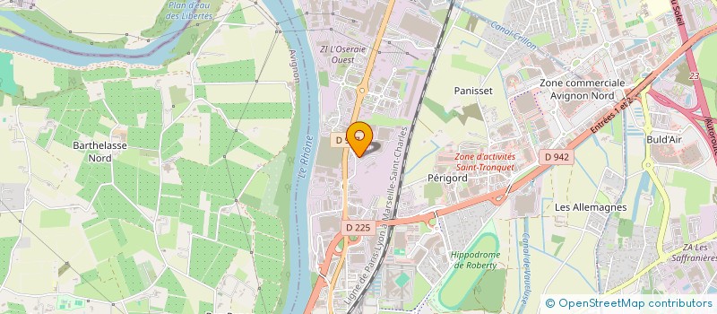 localisation de l'entreprise J M AUTOS  LE PONTET