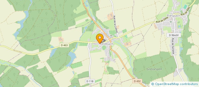 localisation de l'entreprise J.M.B.  WALDIGHOFFEN