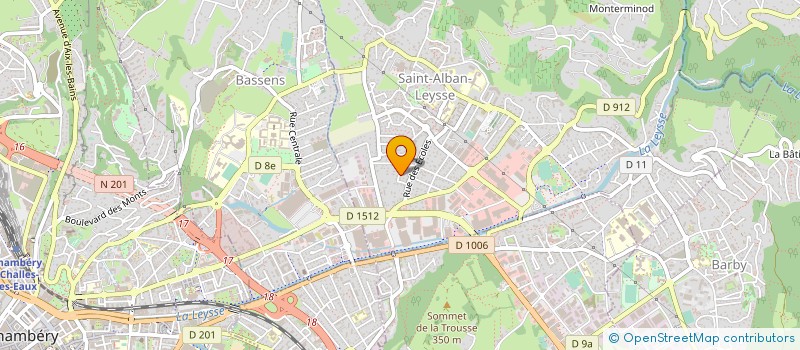 localisation de l'entreprise J.M.B.  LES DESERTS