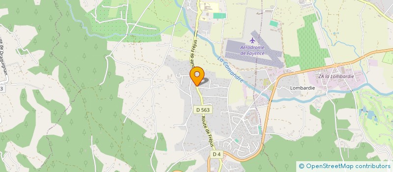 localisation de l'entreprise J M B  FAYENCE