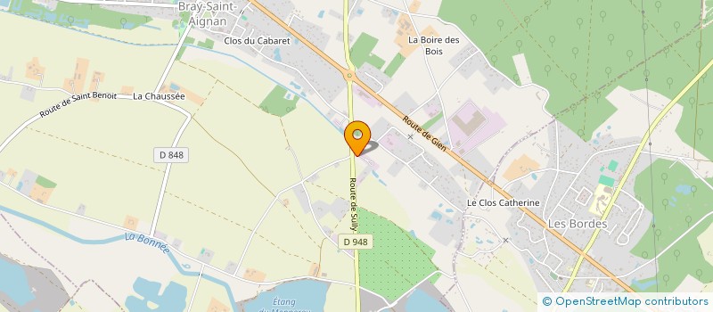 localisation de l'entreprise J M B 45 SARL à BRAY-SAINT-AIGNAN