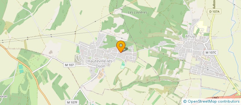 localisation de l'entreprise J.M.B  HAUTEVILLE-LES-DIJON