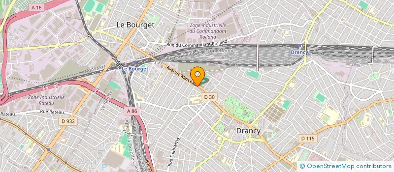 localisation de l'entreprise J.M.B. à DRANCY
