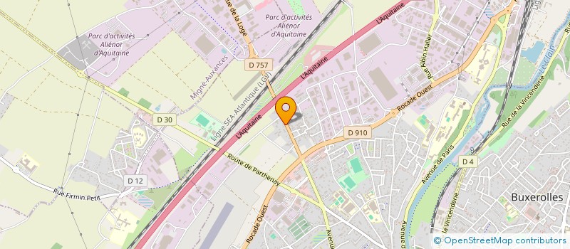 localisation de l'entreprise J M B BATIMENT à POITIERS