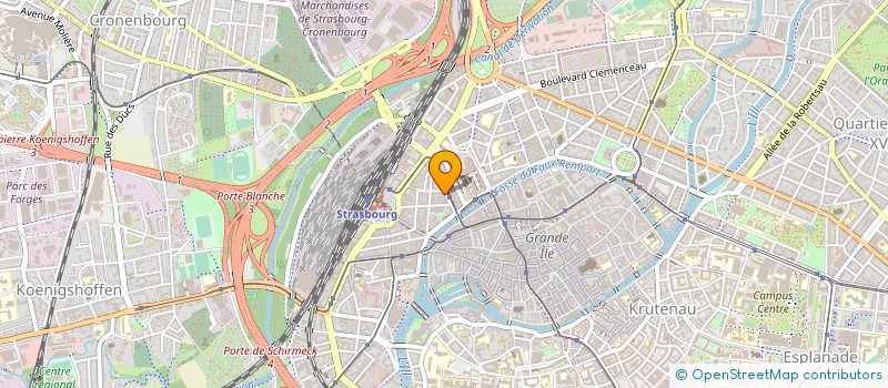 localisation de l'entreprise J.M.B. BBN à STRASBOURG