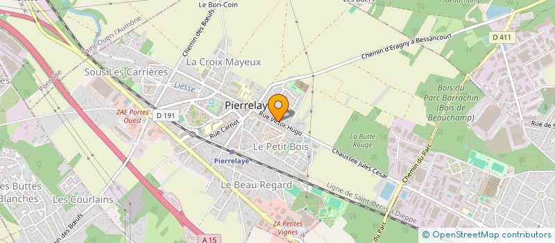 localisation de l'entreprise J.M.B.L IMMOBILIER  PIERRELAYE