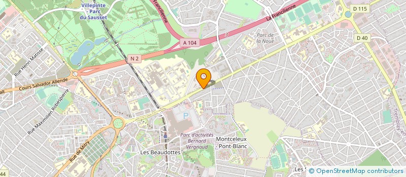 localisation de l'entreprise J M B VILLEPINTE FUNERAIRE à VILLEPINTE
