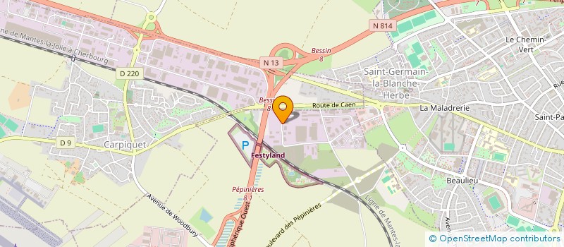 localisation de l'entreprise J.M. BON à BRETTEVILLE-SUR-ODON