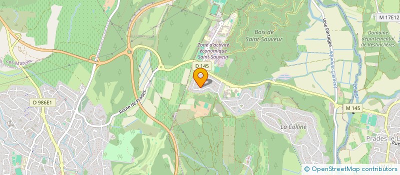 localisation de l'entreprise J & M BUILDING  SAINT-CLEMENT-DE-RIVIERE