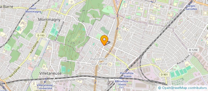 localisation de l'entreprise J.M.C à PIERREFITTE-SUR-SEINE
