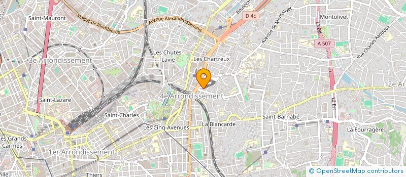 localisation de l'entreprise J.M.C à MARSEILLE