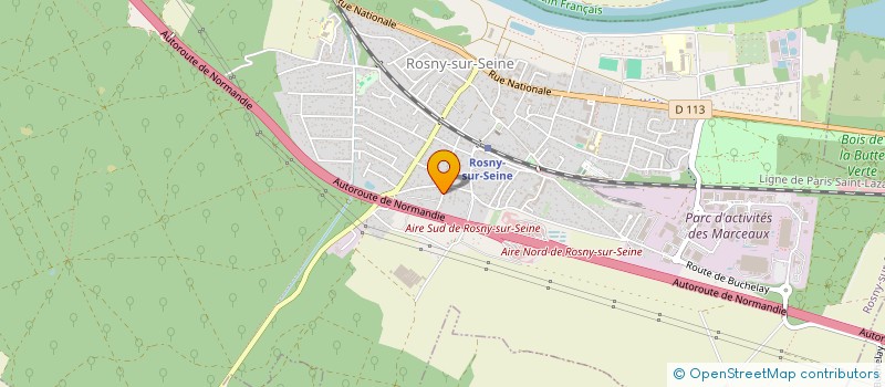 localisation de l'entreprise J.M.C  ROSNY-SUR-SEINE