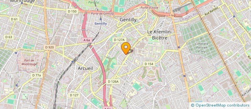 localisation de l'entreprise J.M.C DIFFUSION  GENTILLY