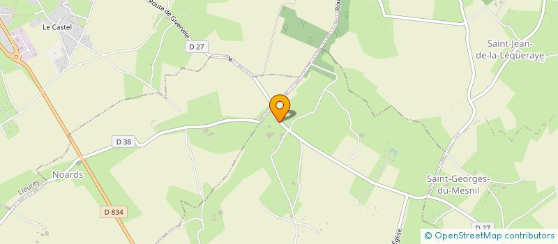 localisation de l'entreprise J.M.C.G  EPREVILLE-EN-LIEUVIN