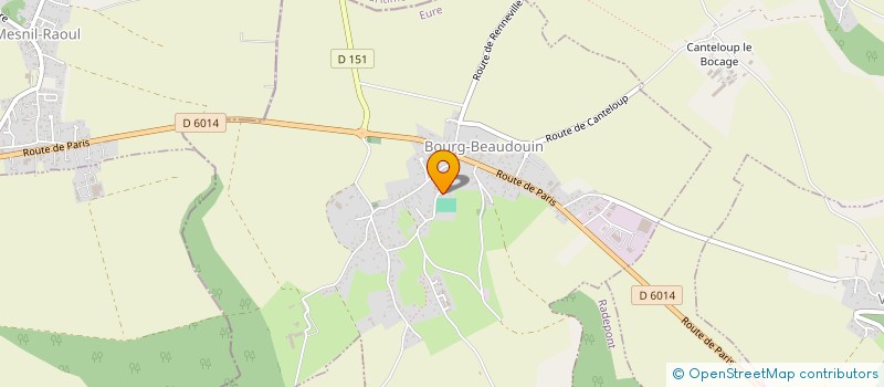 localisation de l'entreprise J.M.C.H  BOURG-BEAUDOUIN