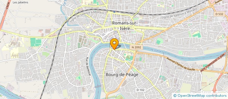 localisation de l'entreprise J.M.C.K à BOURG-DE-PEAGE