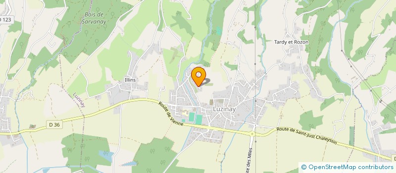 localisation de l'entreprise J.M.C. LYON  LUZINAY