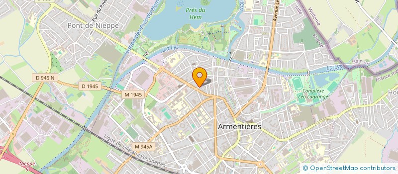 localisation de l'entreprise J M C M  ARMENTIERES