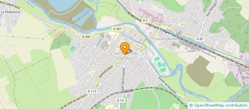 localisation de l'entreprise J.M. & CO  SAINT-NICOLAS-DE-PORT