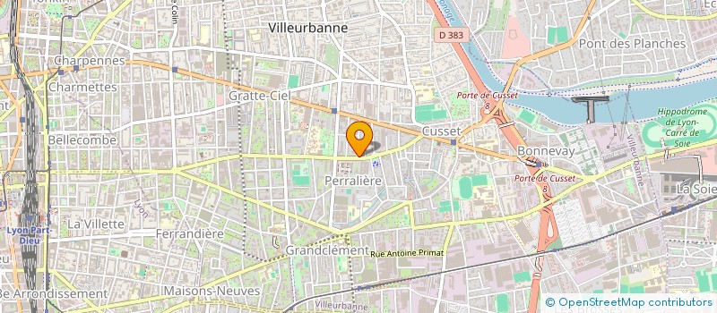 localisation de l'entreprise J M COIFF  VILLEURBANNE