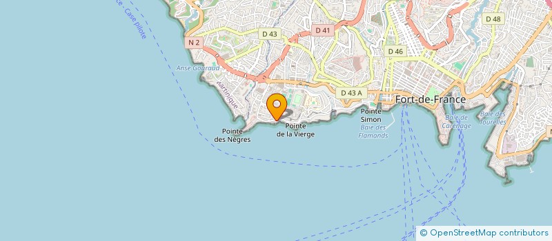 localisation de l'entreprise J.M. CONSEILS à FORT-DE-FRANCE