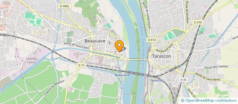 localisation de l'entreprise J&M CONSTRUCTION à BEAUCAIRE