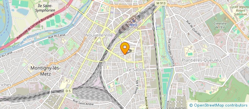 localisation de l'entreprise J.M. CONSTRUCTIONS  METZ