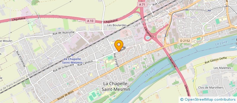localisation de l'entreprise J.M. CONSULTING à LA CHAPELLE-SAINT-MESMIN