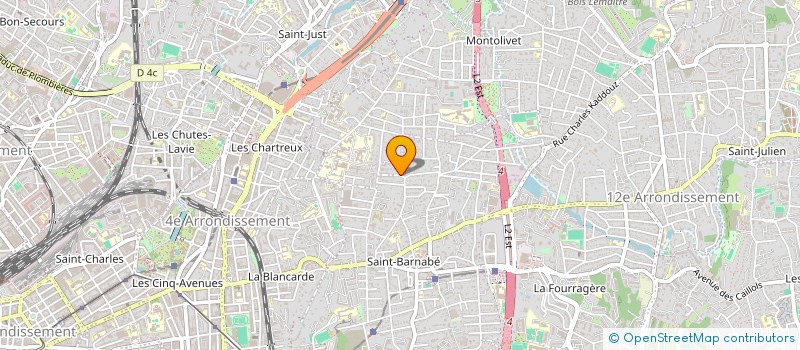 localisation de l'entreprise J.M-D à MARSEILLE