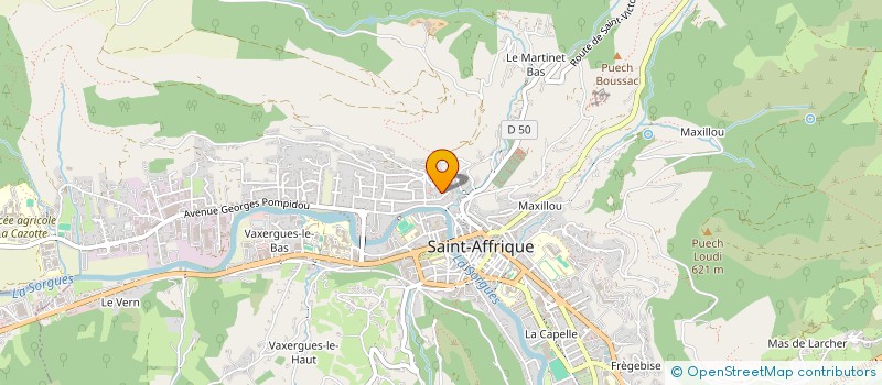 localisation de l'entreprise J.M.D. PATRIMOINE  SAINT-AFFRIQUE