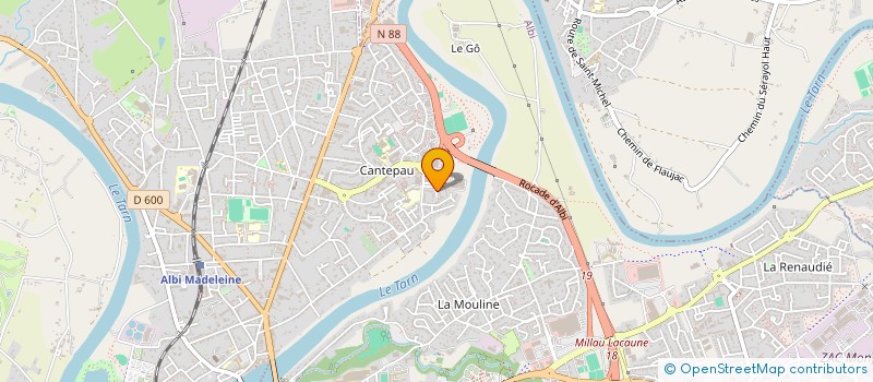 localisation de l'entreprise J M D S à ALBI