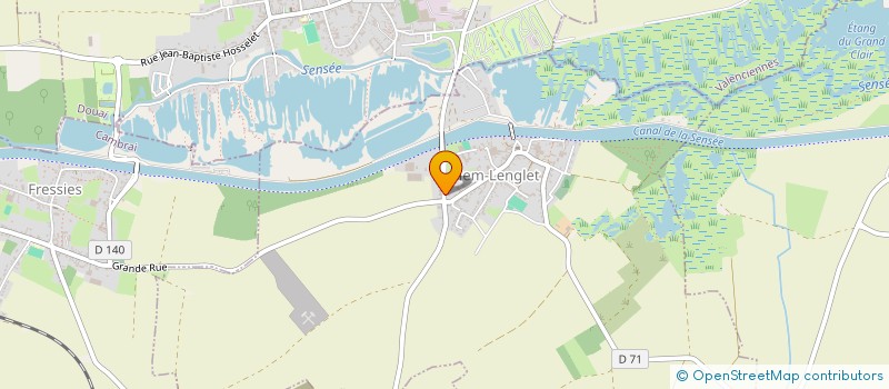 localisation de l'entreprise J.M.D.S.P.  HEM-LENGLET