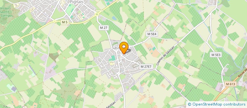 localisation de l'entreprise J'M DANCE 34570 à SAUSSAN