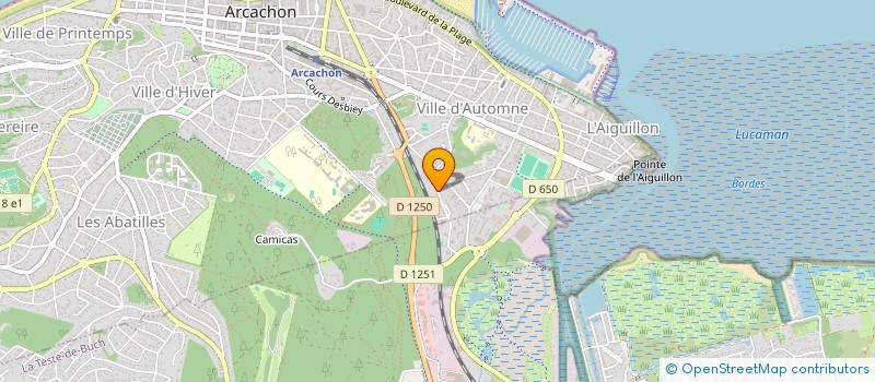 localisation de l'entreprise J'M DANSER  ARCACHON