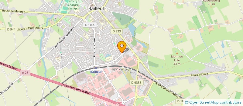 localisation de l'entreprise J & M DESTOCK à BAILLEUL