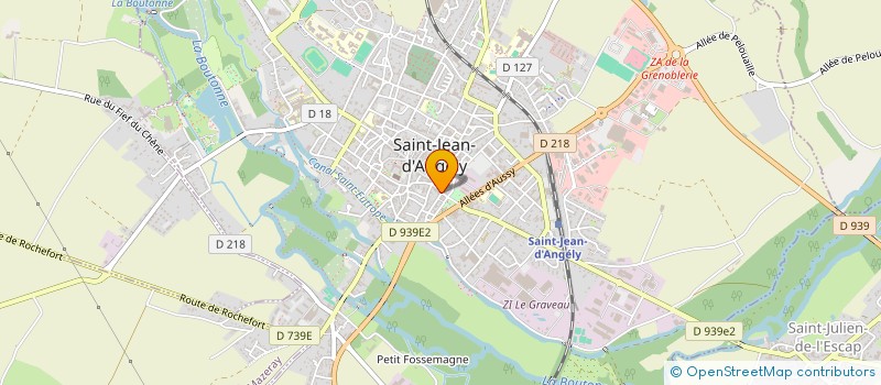 localisation de l'entreprise J M DIFFUSION à SAINT-JEAN-D'ANGELY