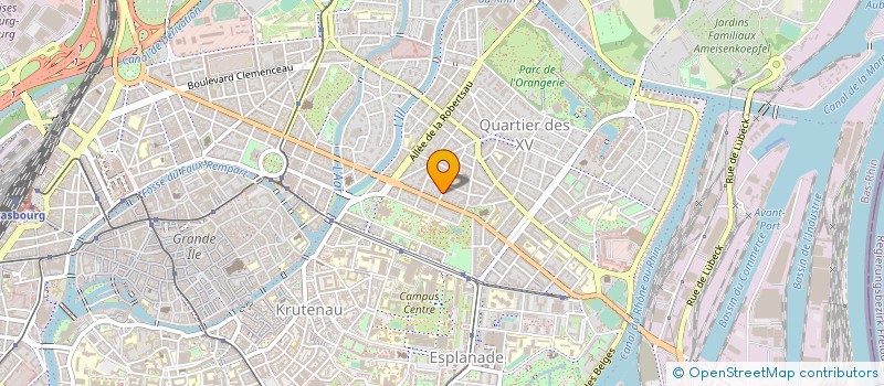 localisation de l'entreprise J M E à STRASBOURG