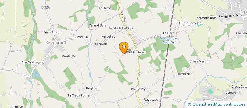 localisation de l'entreprise J.M.E.  KERMOROC'H